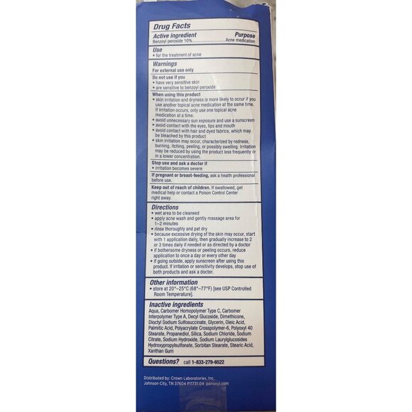 Pack of 2 Panoxyl Acne Foaming Wash Benzoyl Peroxide Face 5.5 oz Exp. 09/26 - Picture 2 of 4